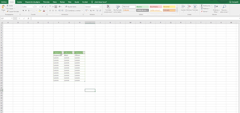 paste table from pdf to excel